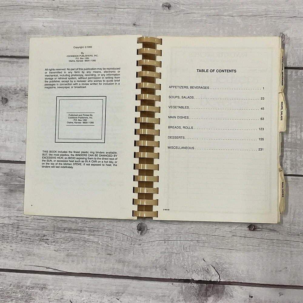 Cooking With Grace‎ Place Baptist Church Cookbook Oklahoma City 1993 Recipes